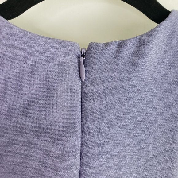 Elizabeth and James Lavender Clarissa Stretch Crepe Fit & Flare Mini Dress Sz 2 - Picture 10 of 14